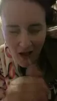 I love sucking the cum out!