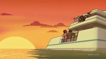Cartoon pussy gets drenched!