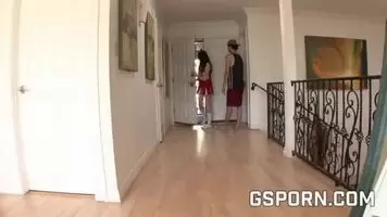 Brunette Teen Enjoying the Morning with Cock