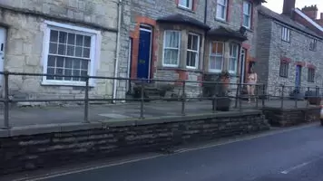 doing a nude walk in the street