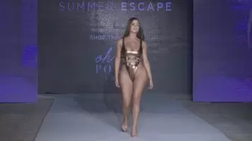 Demi Rose Mawby Walking the OhPolly Runway