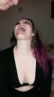 My nipple escaped while making out with my baby, oups 🤤