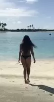 Alone on beach