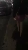 Walking down the street...