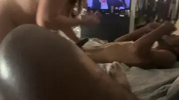 Sharing My Wife Bareback With her other black boyfriend