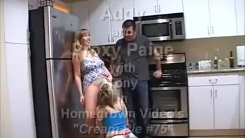 Two Girls Sharing a Dick in a Threesome