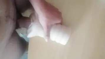 First time fleshlight Creampie