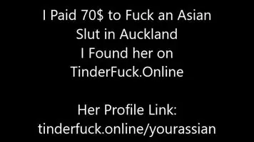 Asian Kiwi Slut Fucked Hard For 70$ in Auckland NZ GIF