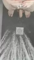 Playing at the shower... Always the same finish...