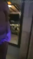 Cumming on mirror