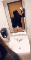 I love being naughty at work...waiting or daddy to come bend me over this sink ;)