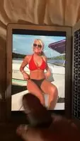Blonde babe Bailey gets cum
