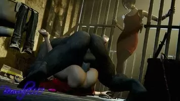 Claire Redfield vs Mr X