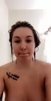Showing off in the shower