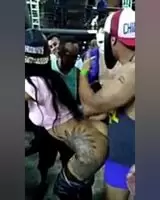 Festival sluts do run a risk of banging someone they know