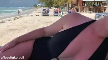 All of a sudden there was a crowd on the beach