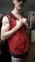 I look pretty good in and out of red~