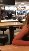 QUICK SEX WHILE ORDERING AT MCDONALDS