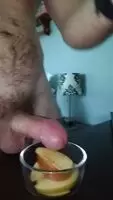 cum on food, then I ate it