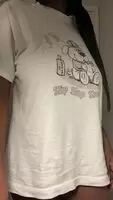 I hope my big tits make up for my stained shirt