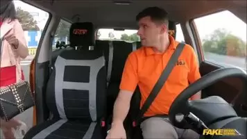 Lady Dee Sucks Driving Instructor`s Disinfected Cock