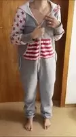 Onesies make for fast offs 😉