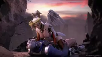 Being rewarded by her DPS