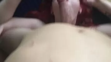Taking her time and enjoying herself