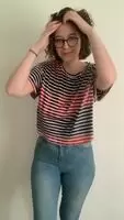 I need a volunteer to hold my hair back for me while I’m stripping