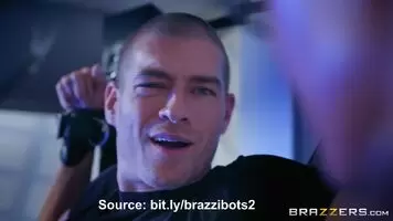 Poor bounded guy forced by Nicole Aniston to watch porn