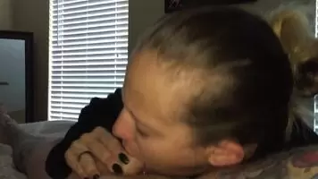 Cum in mouth blowjob