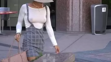 Walking Braless