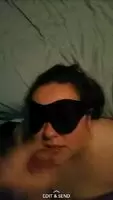 Cae all over her ace after a mind-blowing blindfolded blowjob!