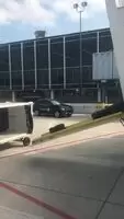 Imagine looking out of the window and see your suitcase full of cocaine doing this..