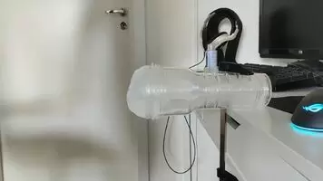 I hope you wanna see me cum in my clear toy