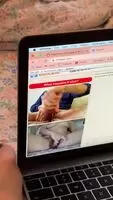 Blowing his load backhanded so I could see his cock 🥰