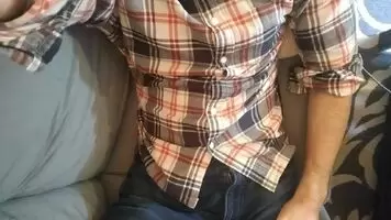 Playing with it through my jeans