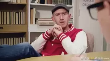 Bully`s GF Gives Nerd A Sneaky Blowjob Under The Table
