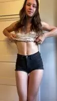 Did I give you a boner from my striptease?