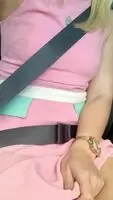 My little pussy in the car.. would you like to fuck me in the backseat? 😏
