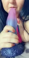 Messy little cock sucker