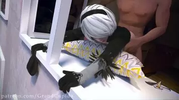 2B Fuck on the window