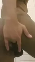 Fingering myself with my cum