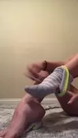 Less than a week to claim my Valentine’s Day deal! every pair of socks, panties or stockings comes with a free clip of me peeling them off for you for the last time before I ship them off. Kik me at bluephoenix515 to check out my drawer and claim your deal today!😉😘